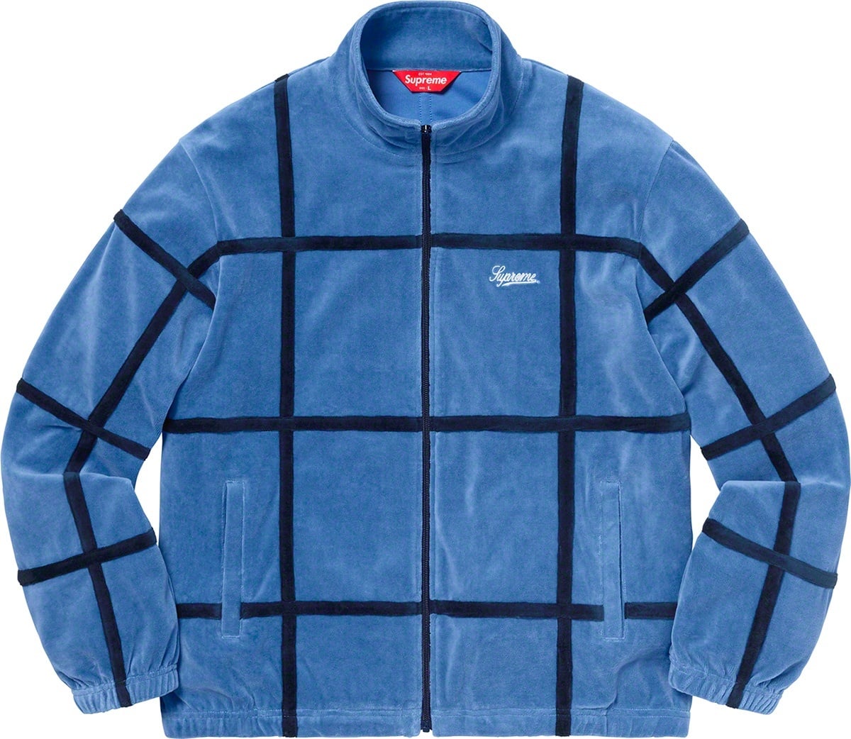 Grid Taping Velour Jacket view 10